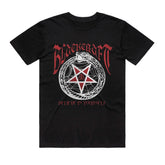Blackcraft - Red Pentagram - Black T-shirt